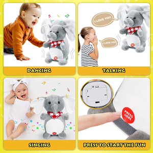 عروسک پولیشی مدل فیل موزیکال و سخنگو Fun Star_اسباب بازی